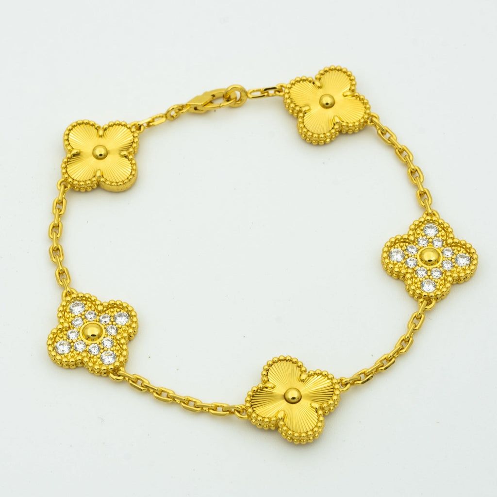 [Miro ]New  CLOVER 5 MOTIF LASER BRACELET COLLECTION