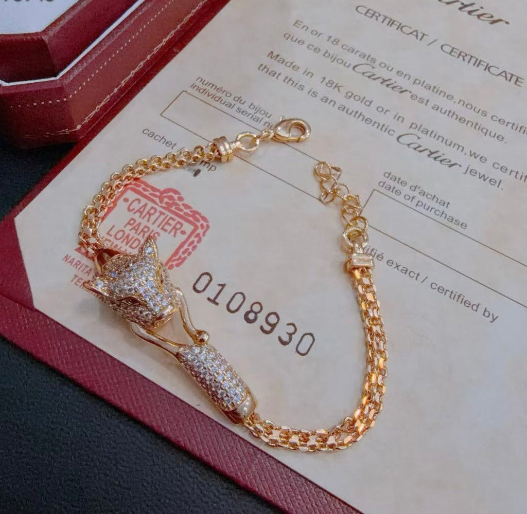 Miro  PANTHERE  BRACELET DIAMONDS