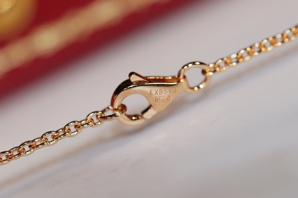 Miro LOVE NECKLACE PINK GOLD AND SILVER