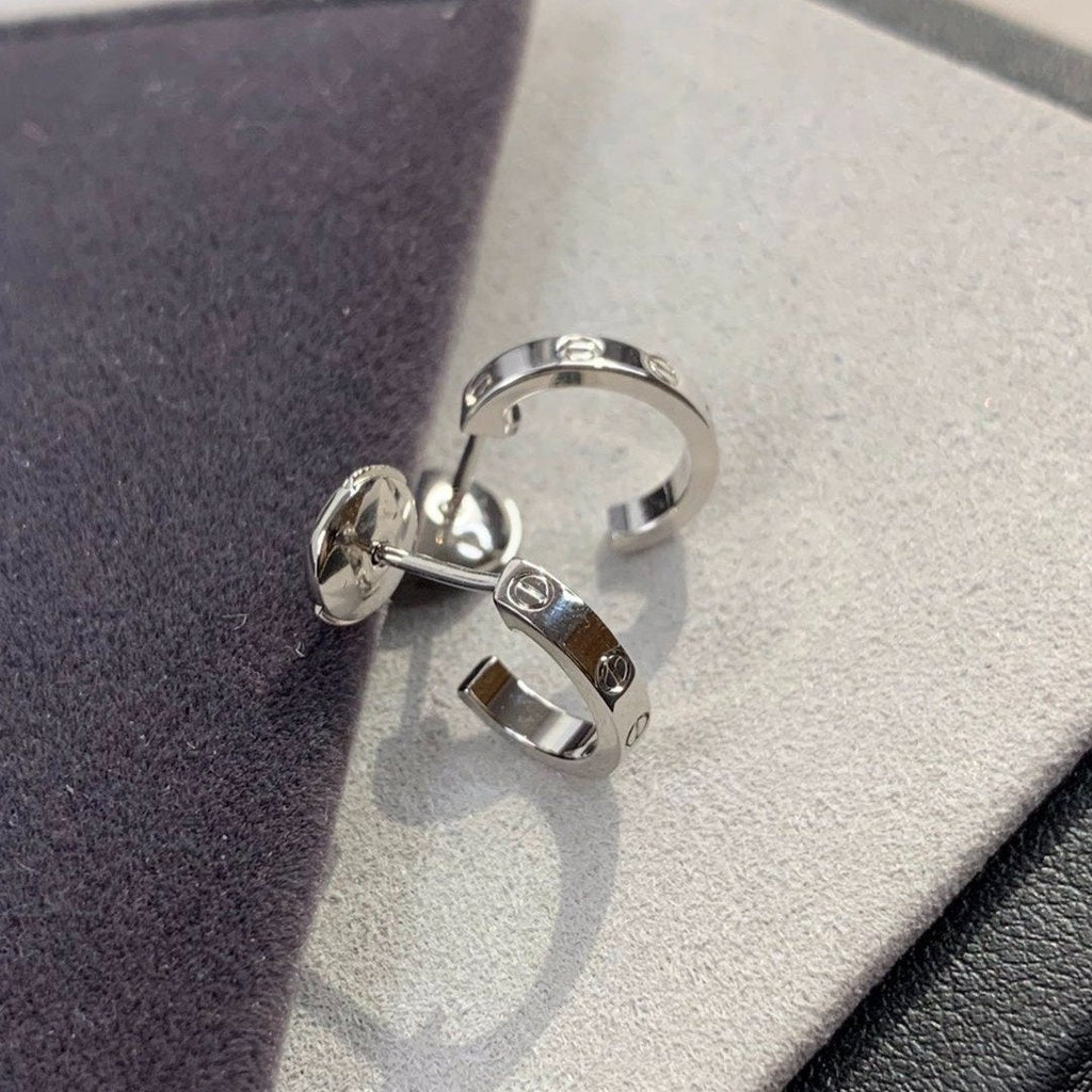 Miro LOVE EARRINGS 2.65MM SILVER