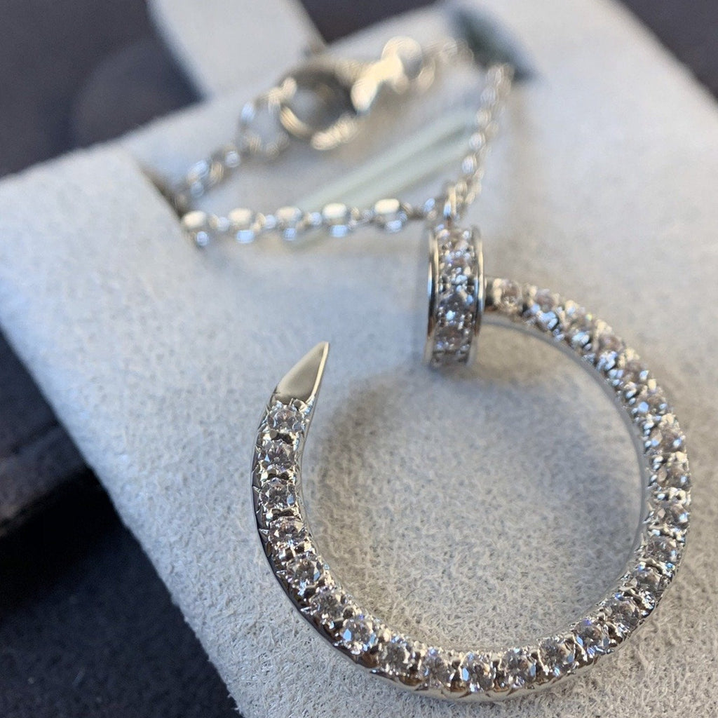 Miro JUSTE NECKLACE SILVER DIAMONDS