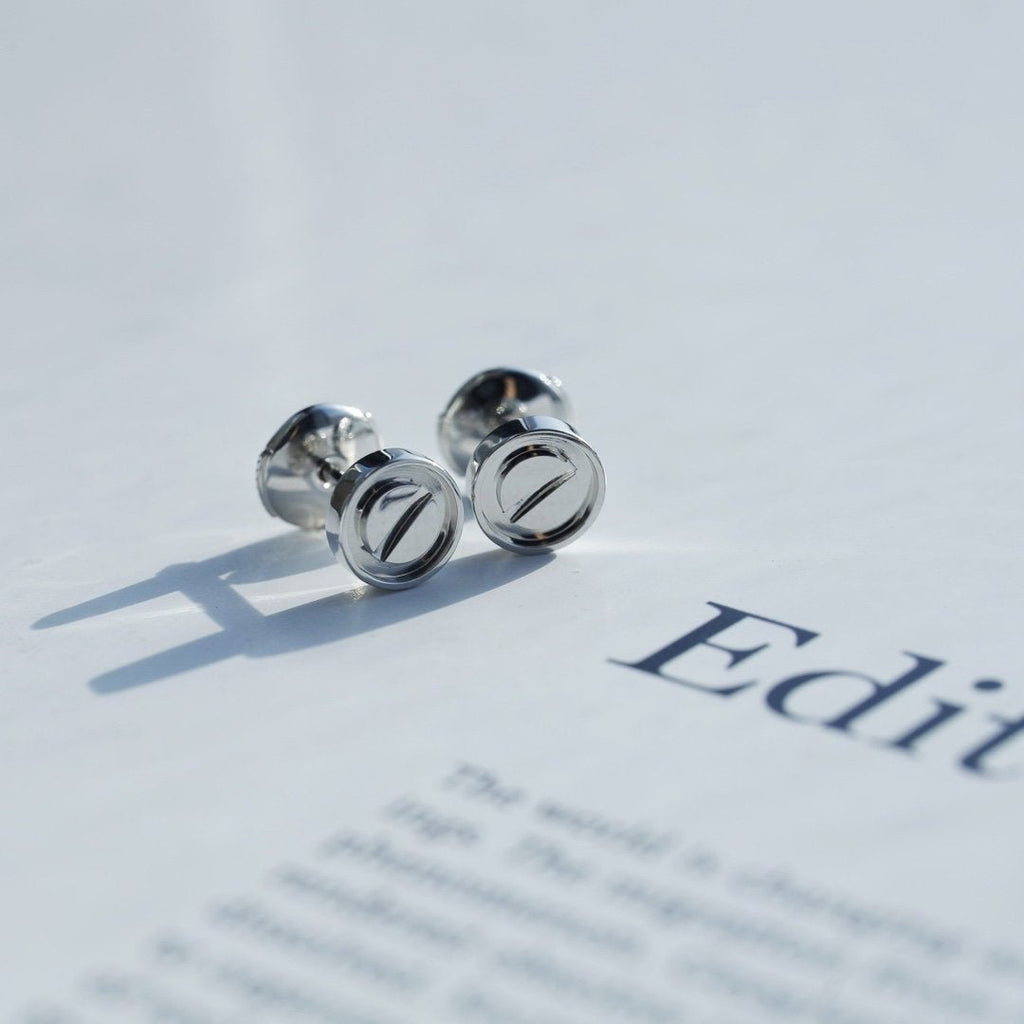 Miro LOVE EARRINGS SILVER 10MM