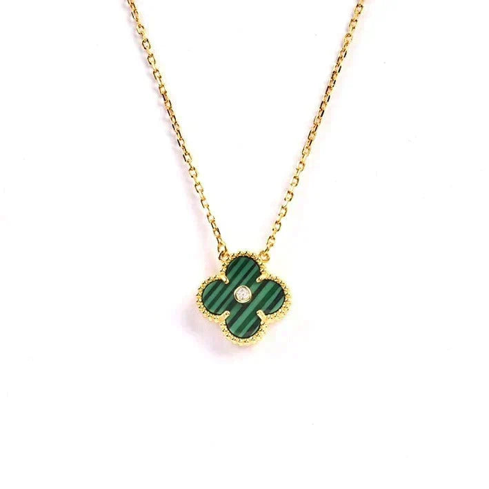 Miro CLOVER 15MM DIAMOND TURQUOISE NECKLACE