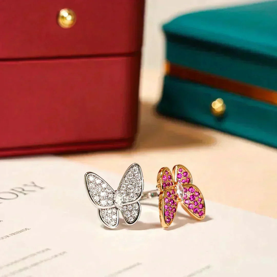 Miro TWIN BUTTERFLY DIAMOND RING