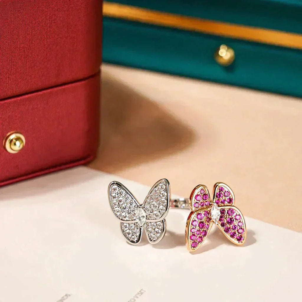 Miro TWIN BUTTERFLY DIAMOND RING