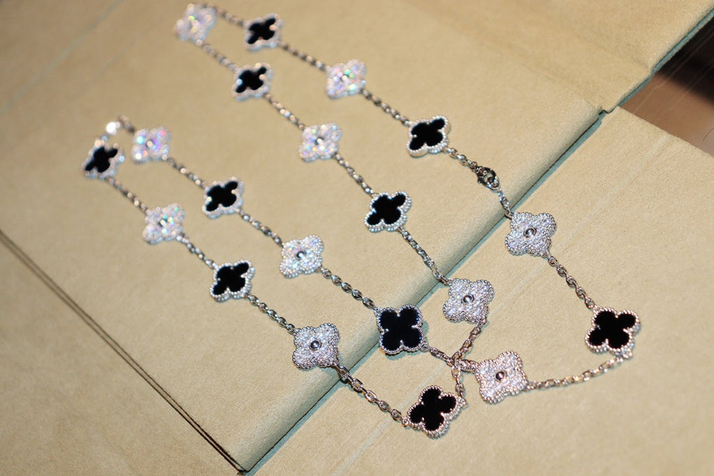 Miro CLOVER 20 MOTIFS ONYX DIAMOND SILVER