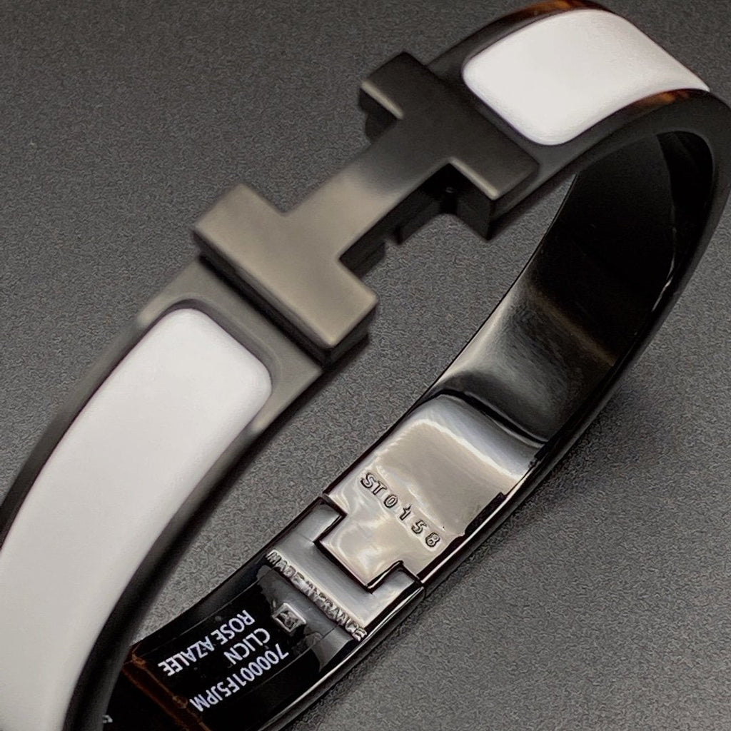 Miro H BRACELET 12MM BLACK WHITE CERAMIC