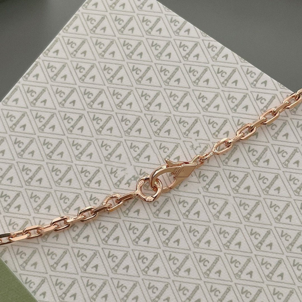 Miro LUCKY SPRING 15 MOTIFS ROSE GOLD NECKLACE