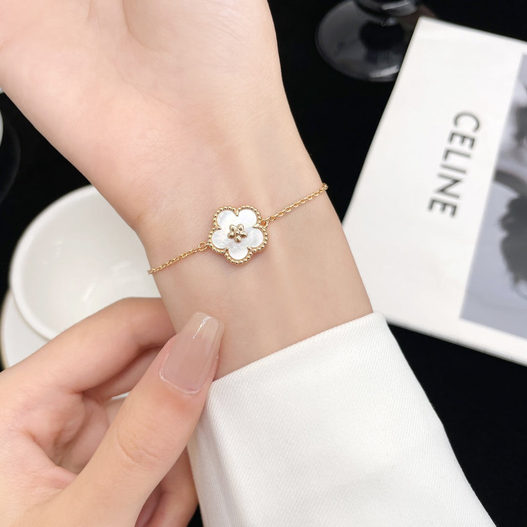 Miro LUCKY SPRING ROSE GOLD MOP BRACELET