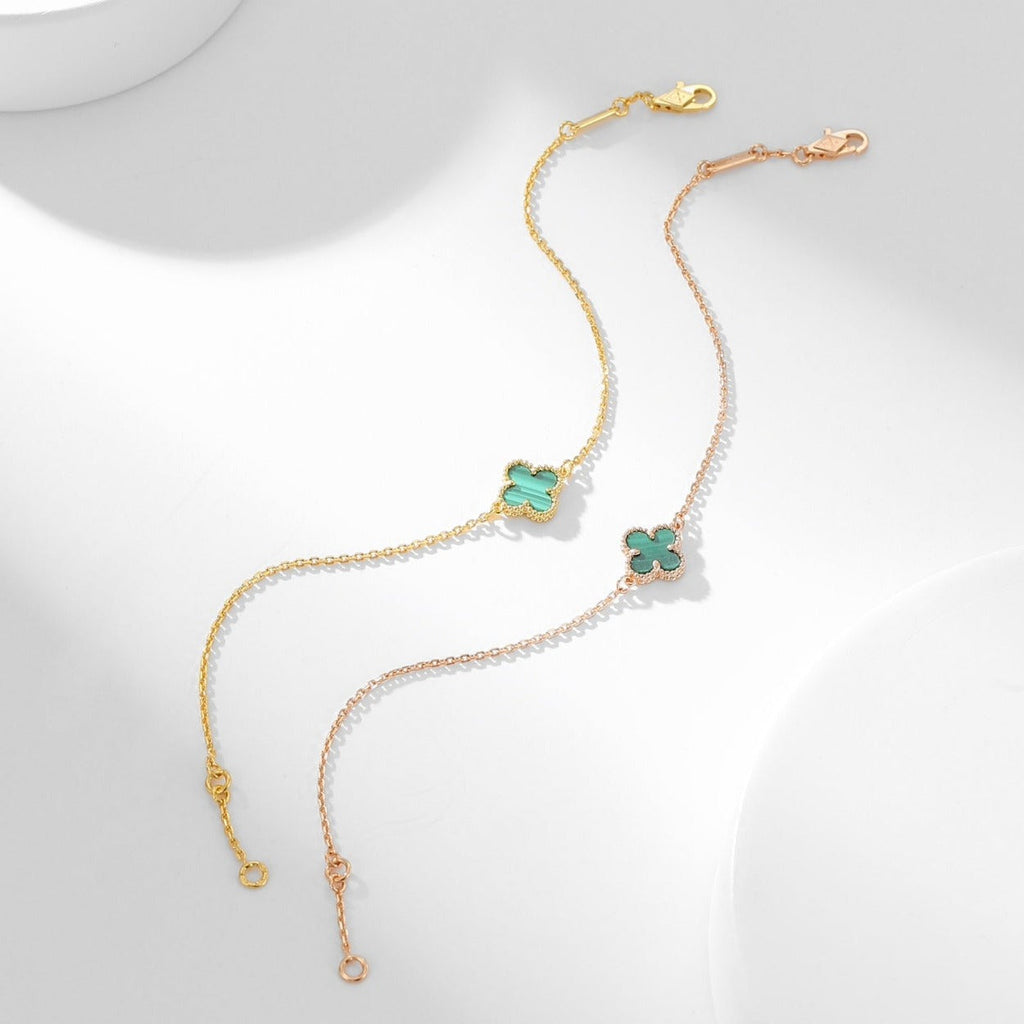 Miro CLOVER BRACELET MALACHITE 1 MOTIF