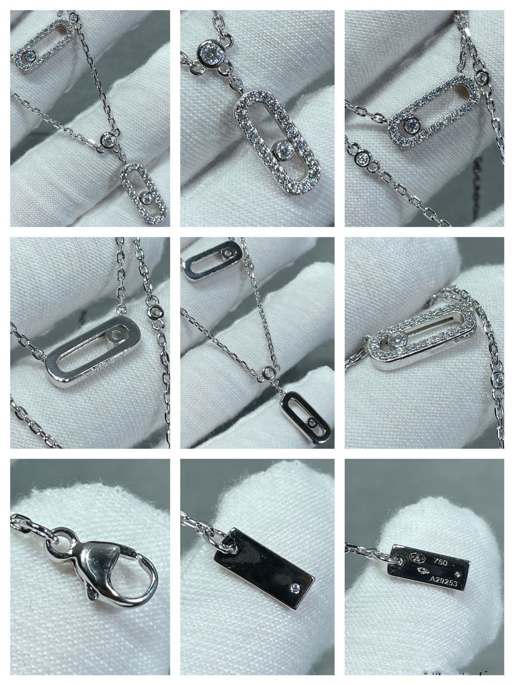 [Miro ]MOVE 2 ROW DIAMOND NECKLACE