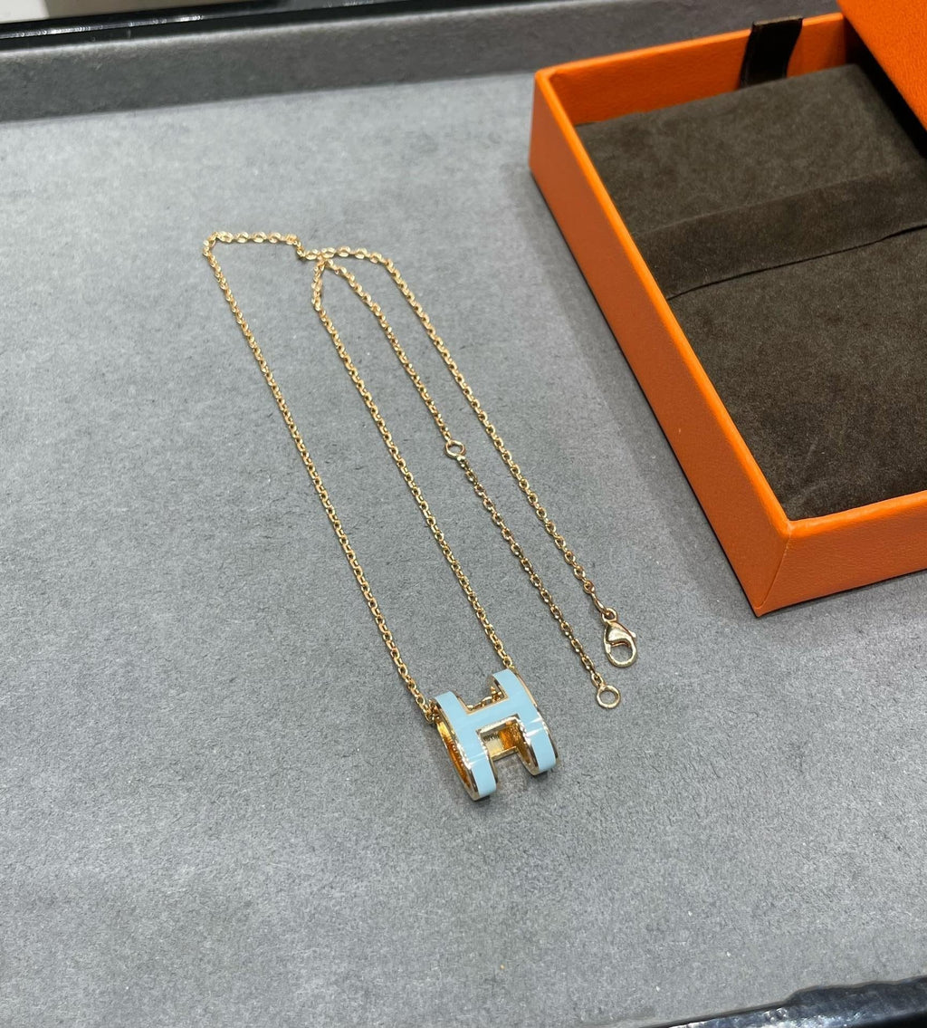 Miro POP H SKY BLUE NECKLACE