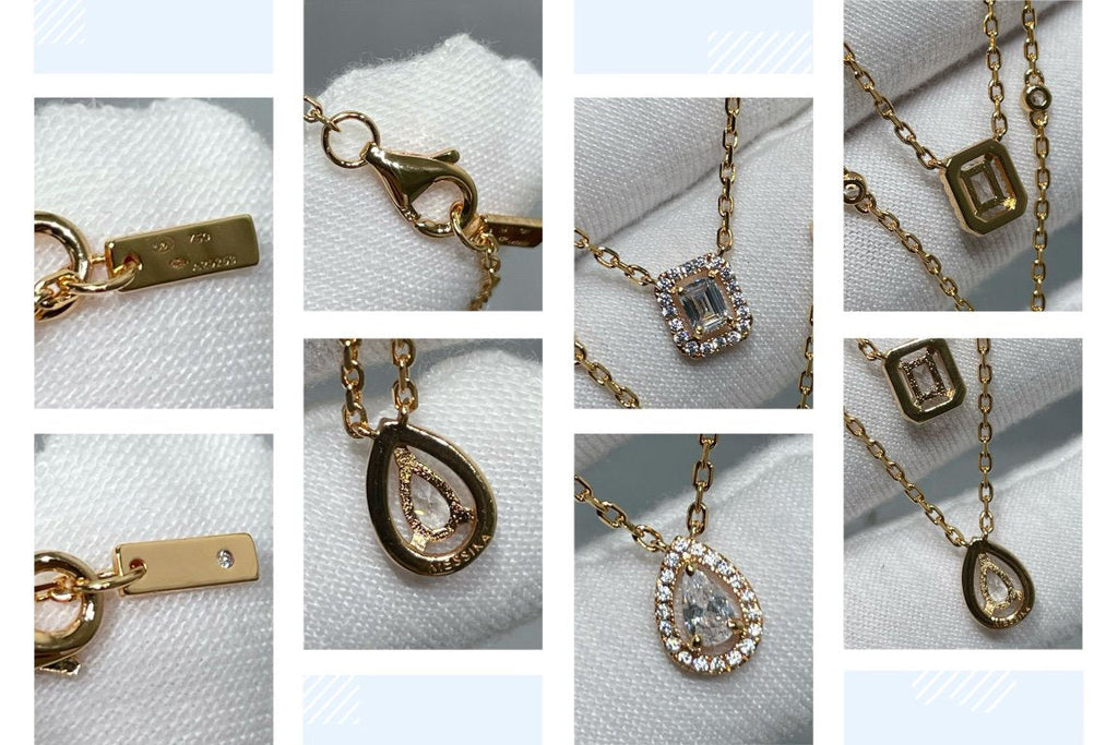 [Miro ]MY TWIN 2 ROW DIAMOND NECKLACE