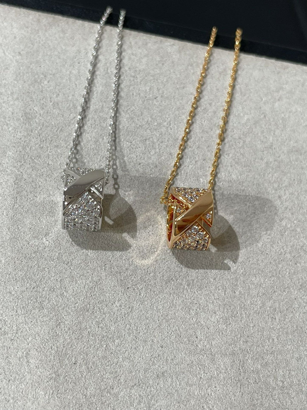 Miro LIENS EVIDENCE DIAMOND PAVED NECKLACE