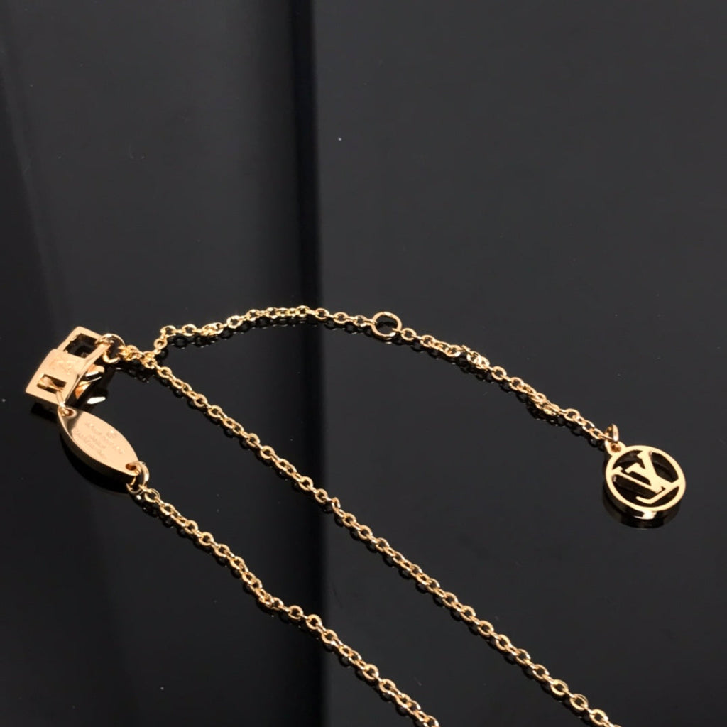 Miro COLOR BLOSSOM PINK MOP SUN GOLD NECKLACE