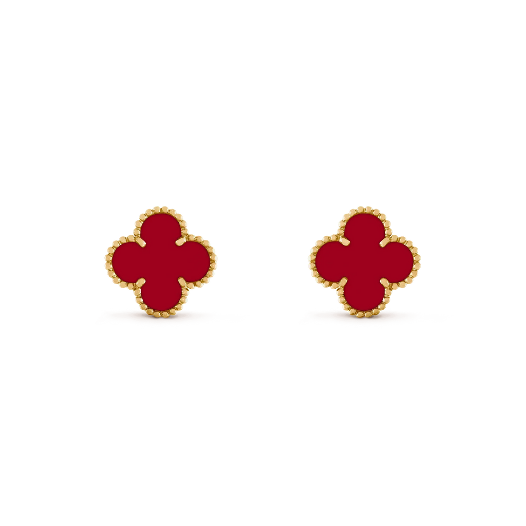 Miro CLOVER MEDIUM 1 MOTIFS CARNELIAN  EARRINGS