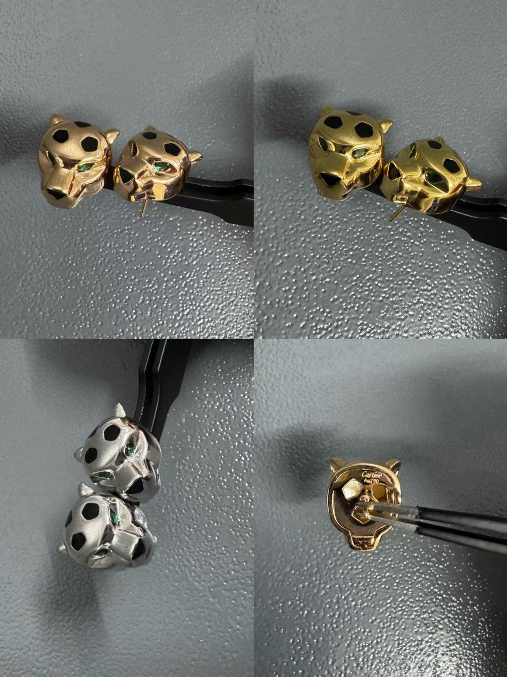 [Miro ] CHRRTAH-PRINT STUD EARRINGS, THREE COLORS