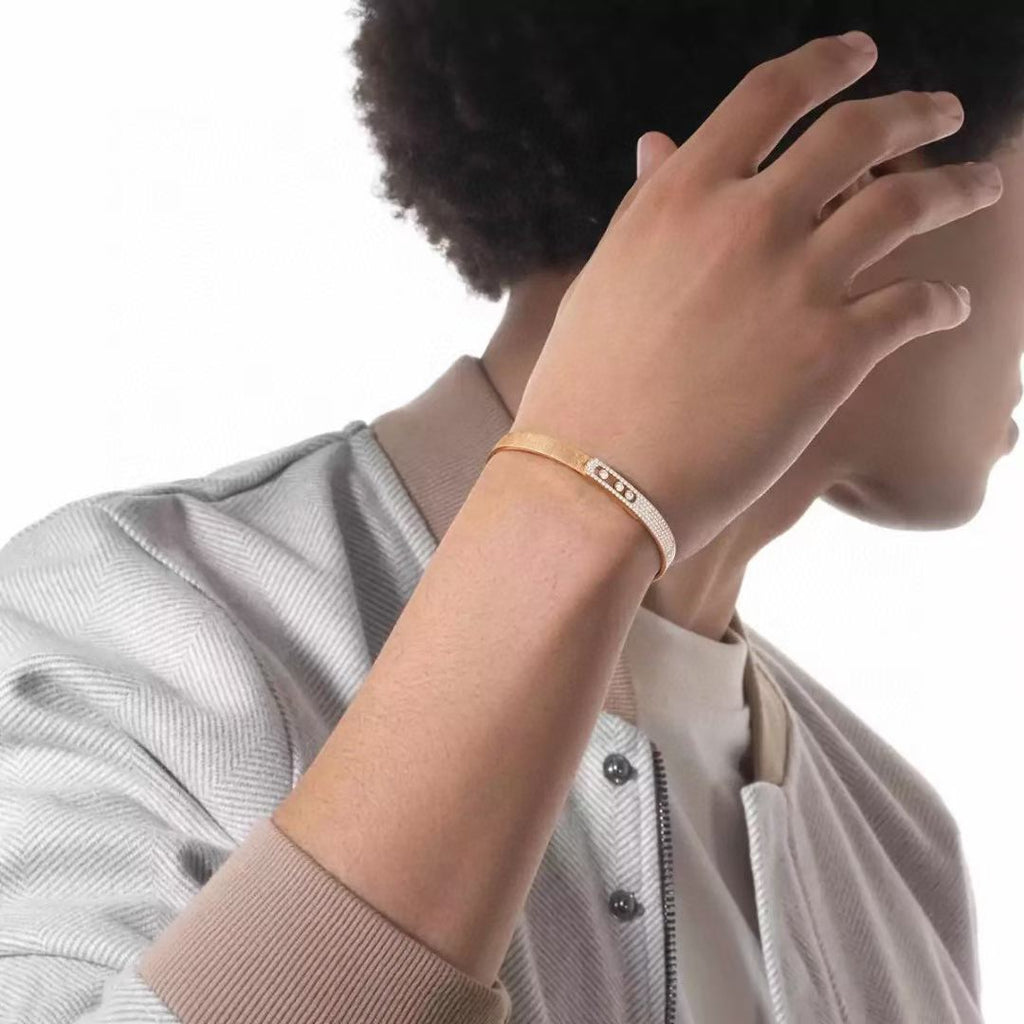 [Miro ] 2026 BRAND-NEW FROSTED BRACELET WITH DIAMONDS THREE COLORS