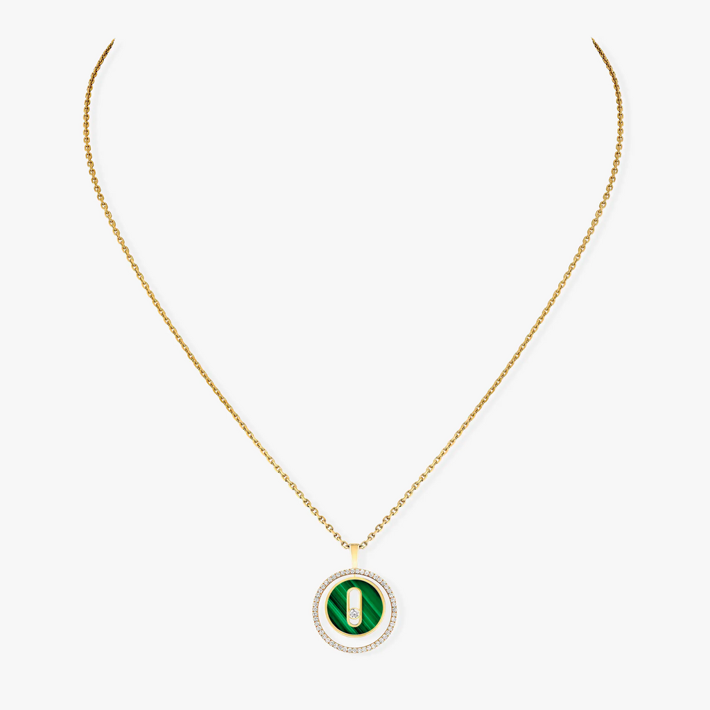 [Miro ]Miro  MOVE 1 DIAMOND MALACHITE GOLD DIAMOND NECKLACE