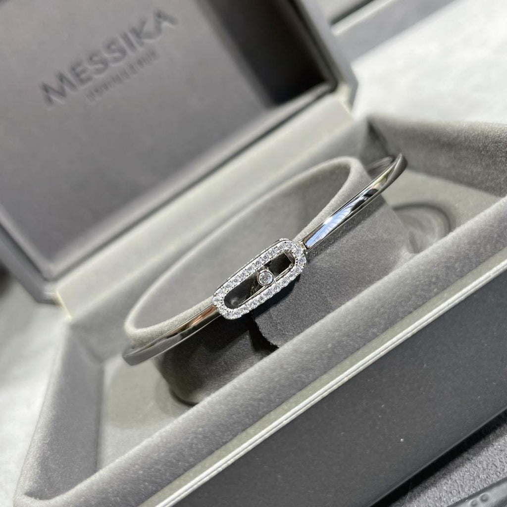 [Miro ]Move Uno pavé flex bangle medium