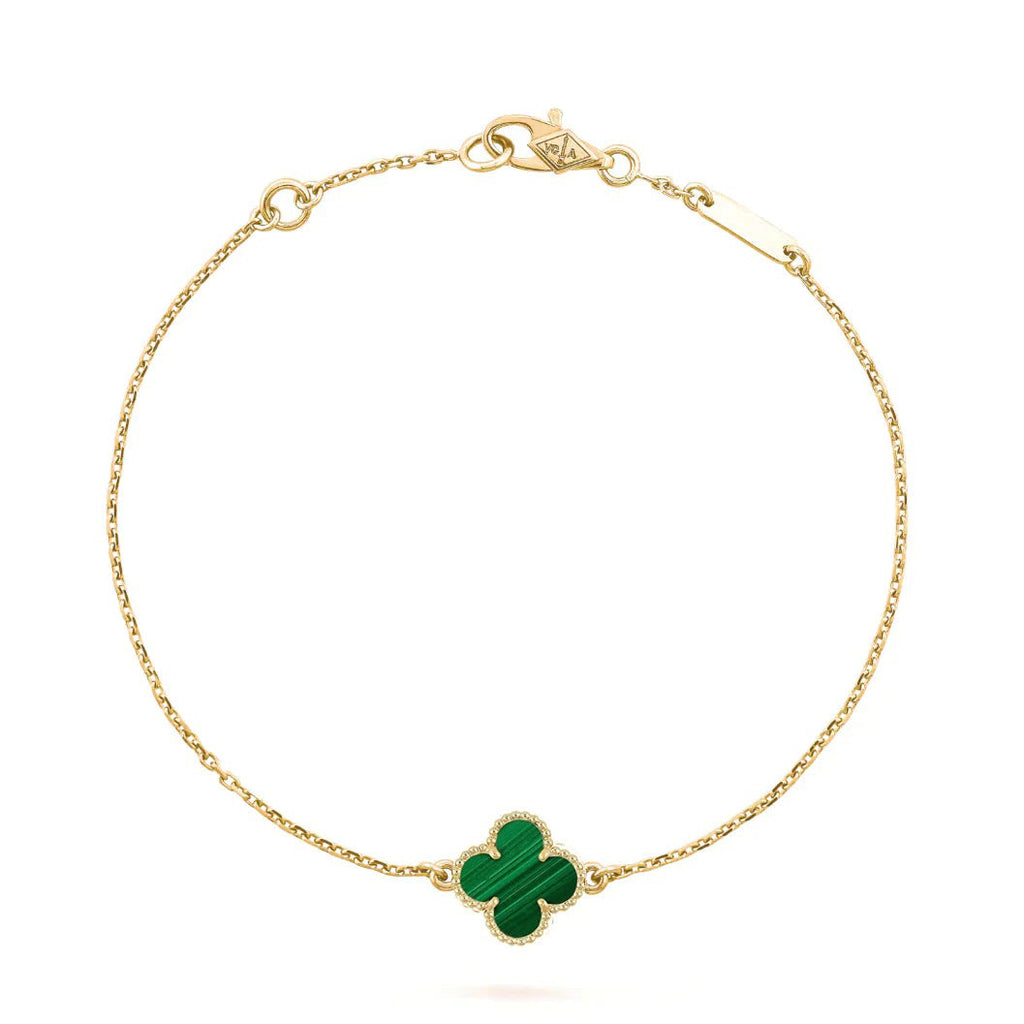 Miro CLOVER BRACELET MALACHITE 1 MOTIF