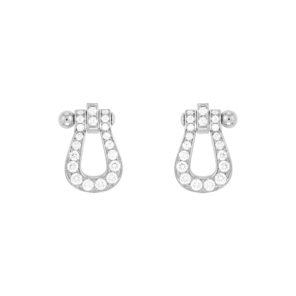 Miro FORCE 10 FULL DIAMOND STUD EARRINGS MINI MODEL