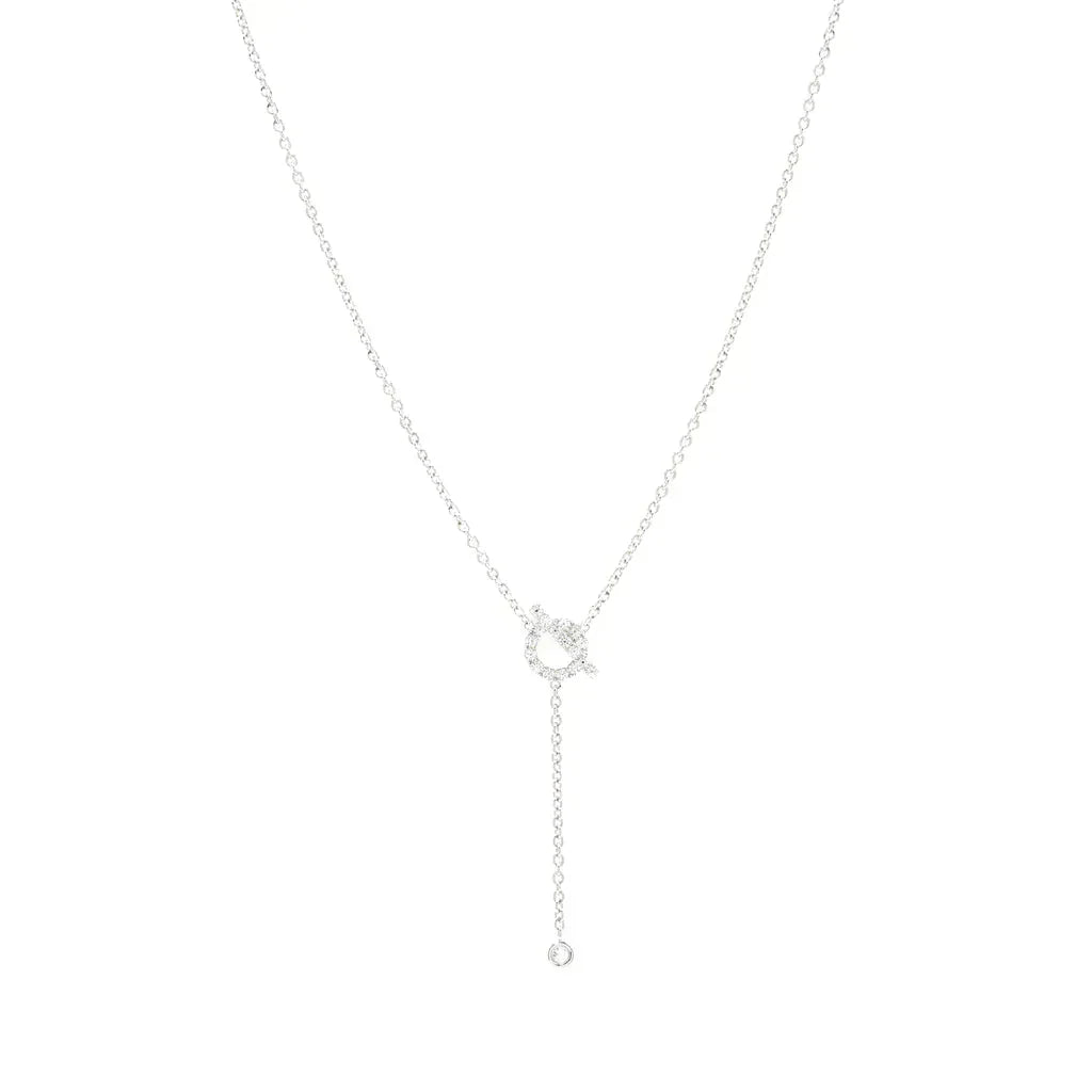 Miro FINESSE SILVER DIAMOND NECKLACE