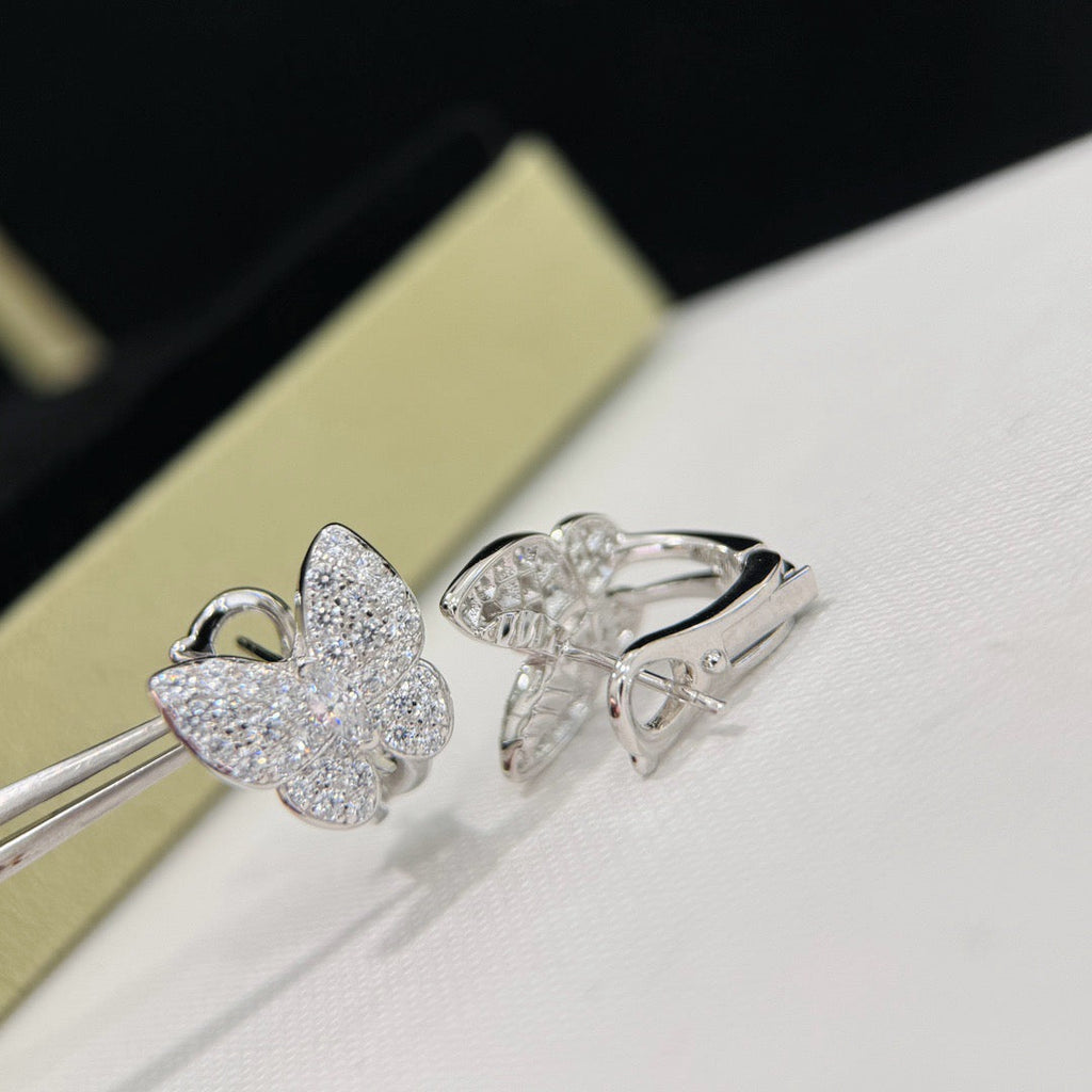 Miro BUTTERFLY ALL DIAMOND EARRINGS