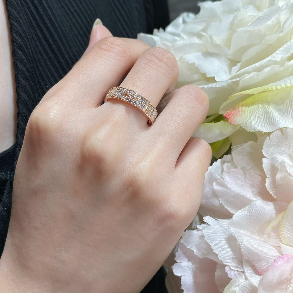 Miro KELLY PINK GOLD DIAMOND RING