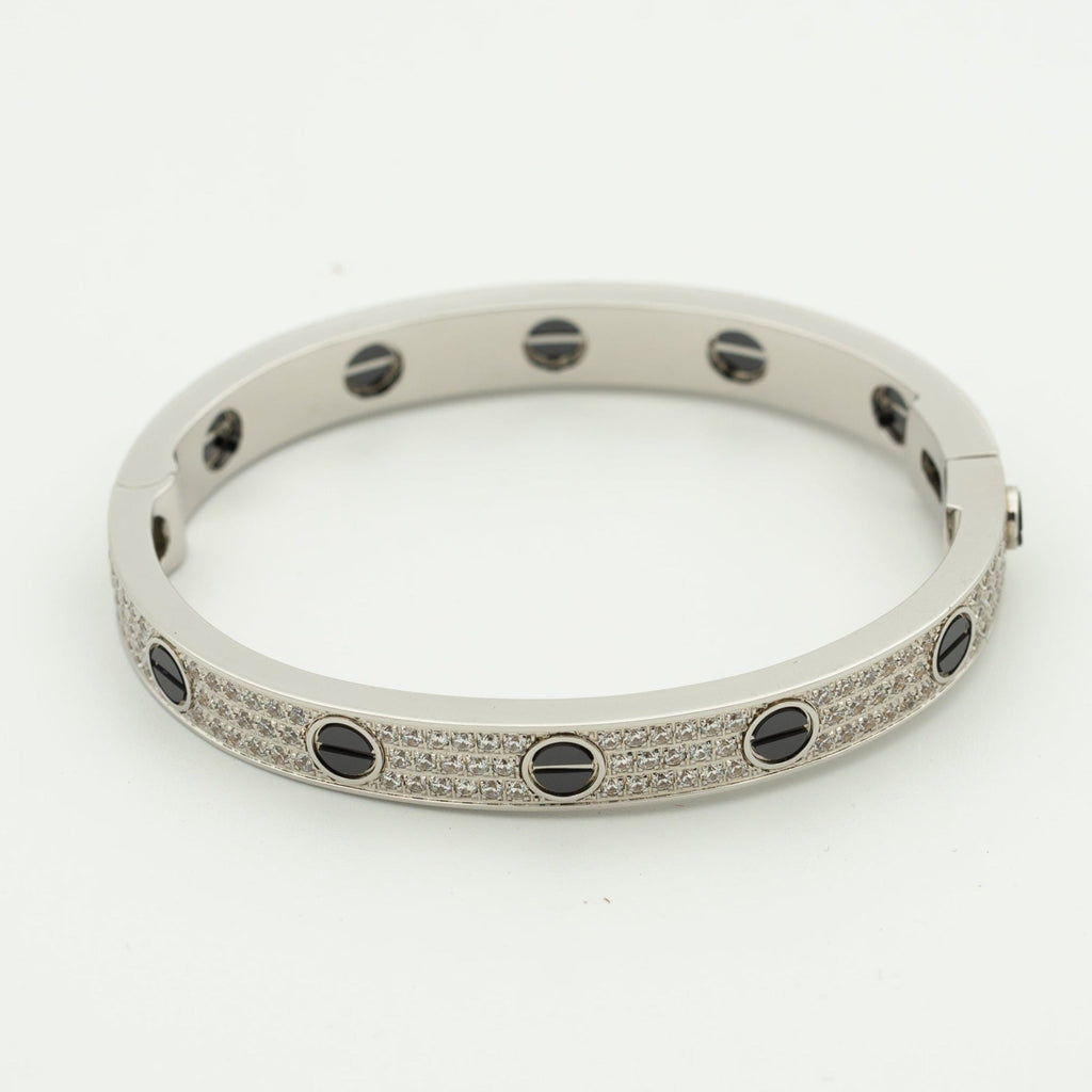 Miro LOVE BRACELET 6.1MM DIAMOND-PAVED CERAMIC