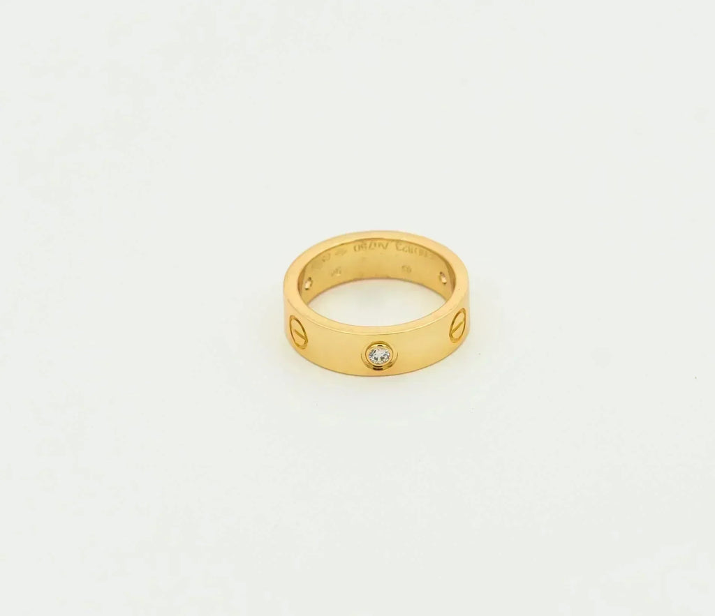 Miro LOVE RING 5.5MM 3 DIAMONDS GOLD