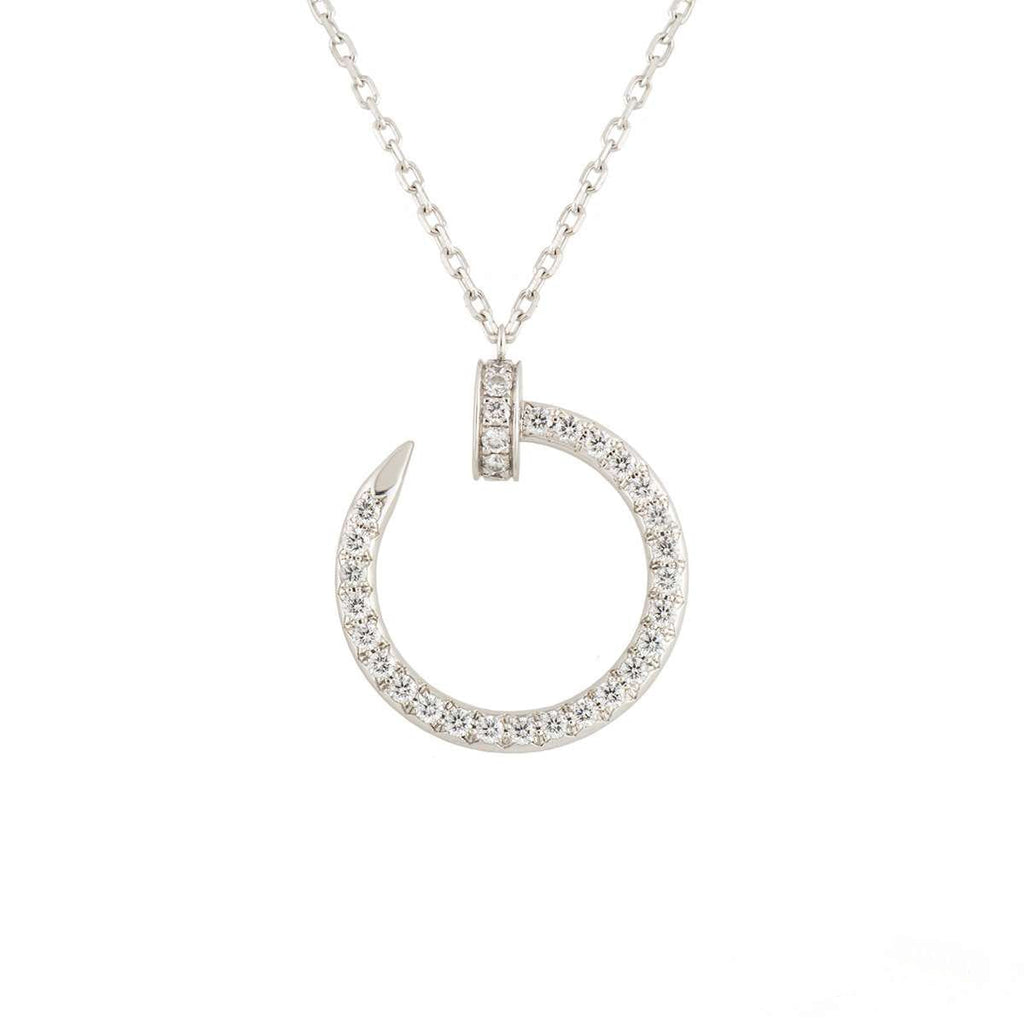Miro JUSTE NECKLACE SILVER DIAMONDS