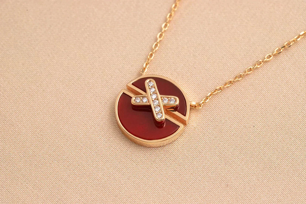 Miro JEUX DE ROSE GOLD DIAMOND NECKLACE