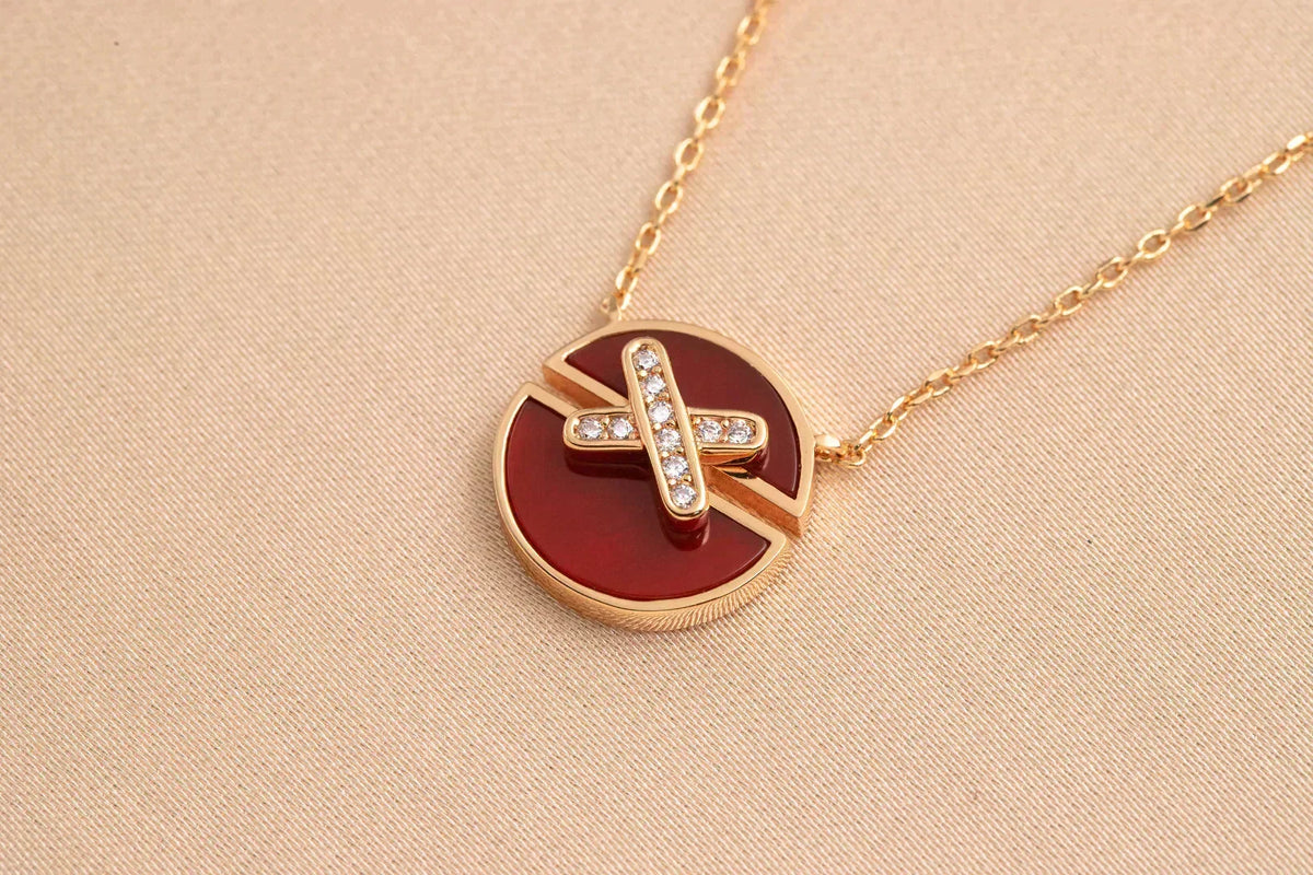 Miro JEUX DE ROSE GOLD DIAMOND NECKLACE