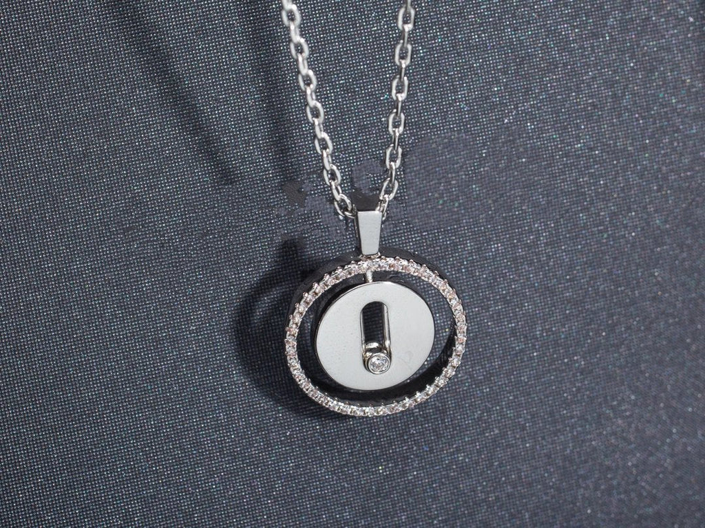 [Miro ]Miro  MOVE PM NECKLACE SILVER DIAMOND
