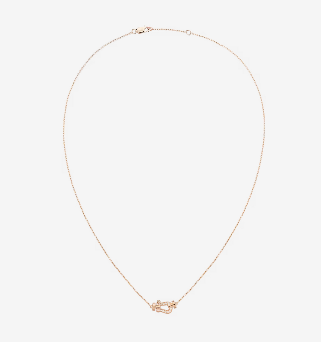 Miro FORCE 10 DIAMOND PINK GOLD NECKLACE MINI MODEL