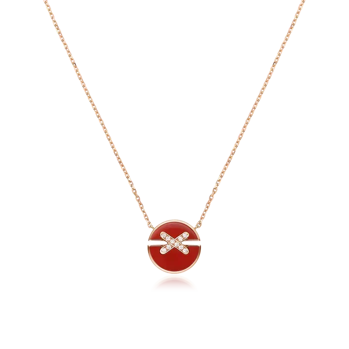 Miro JEUX DE ROSE GOLD DIAMOND NECKLACE