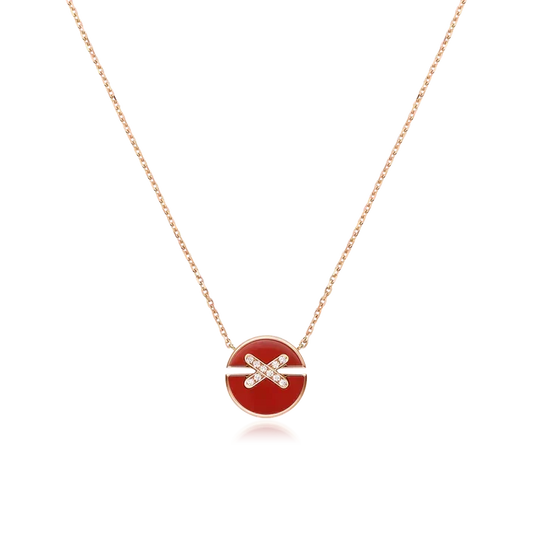 Miro JEUX DE ROSE GOLD DIAMOND NECKLACE