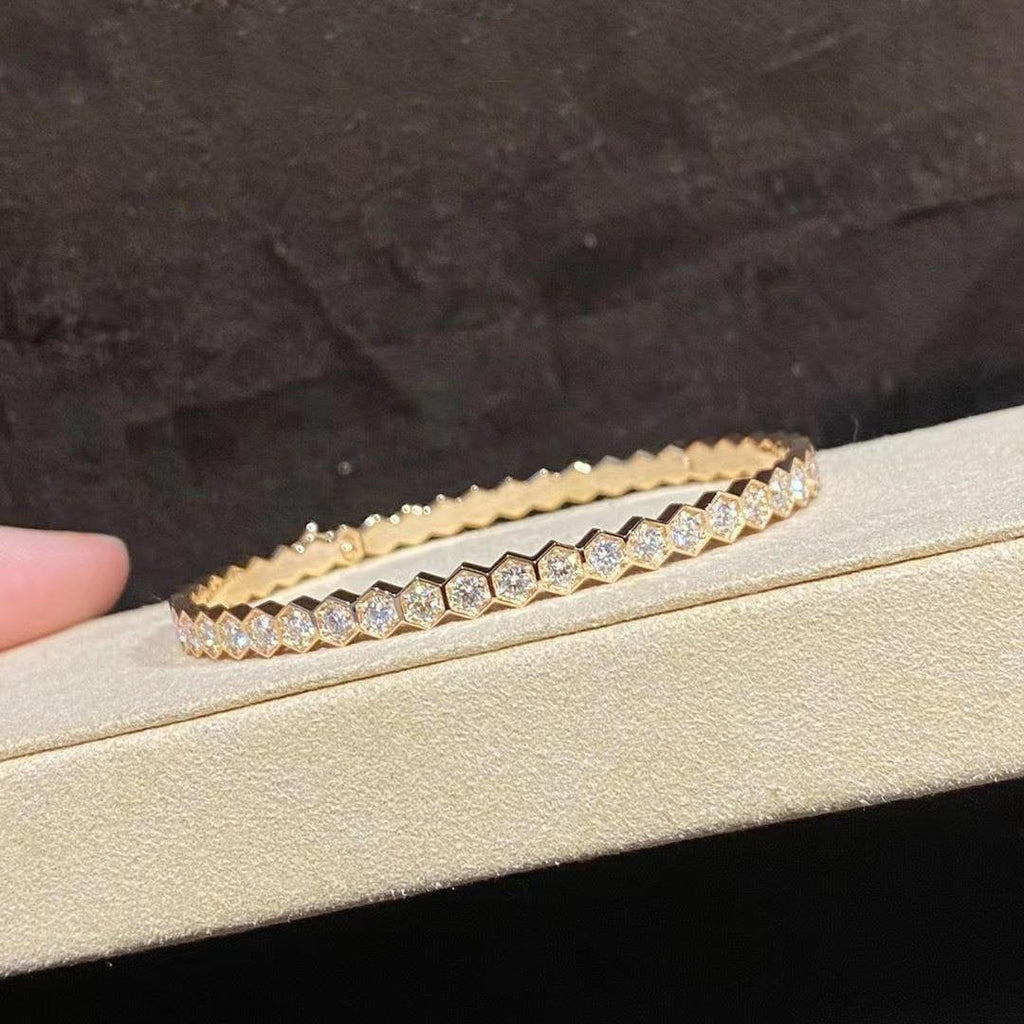 Miro BEE LOVE GOLD BRACELET FULL DIAMOND