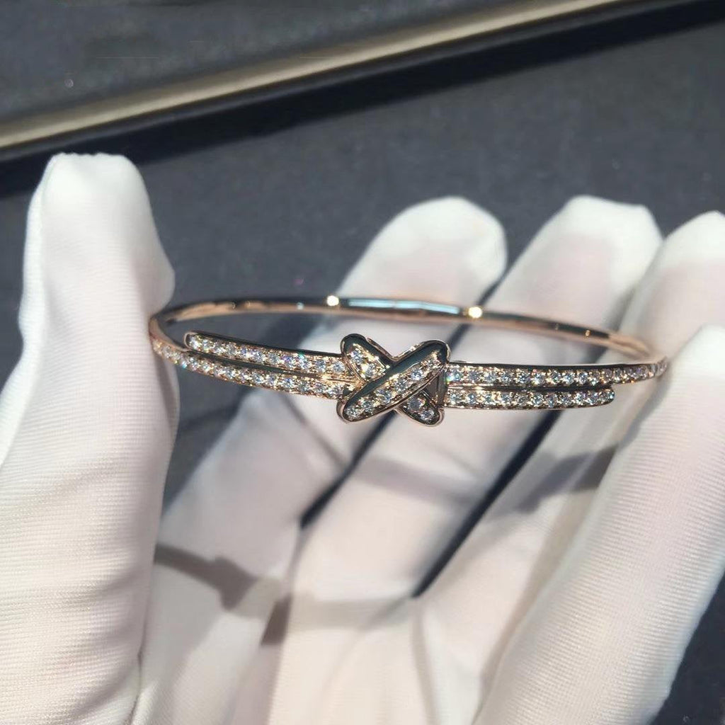 Miro JEUX DE BRACELET DIAMONDS PINK GOLD