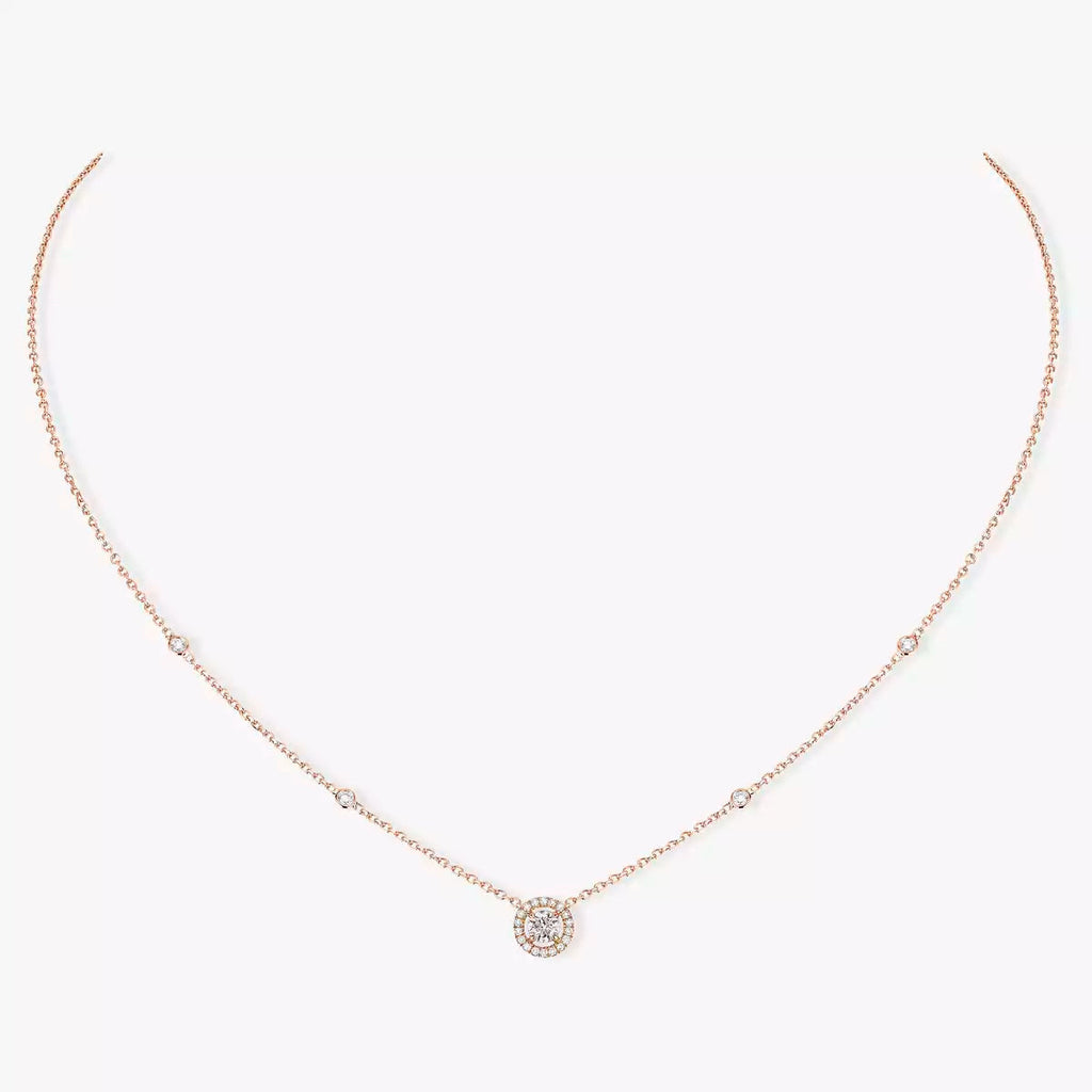 [Miro ]Diamond Necklace 0,20ct Brilliant Shape Joy