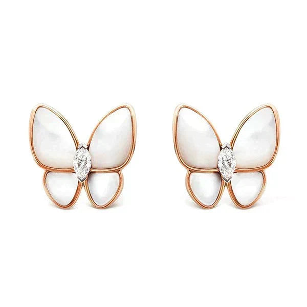 Miro BUTTERFLY MOP DIAMOND EARRINGS
