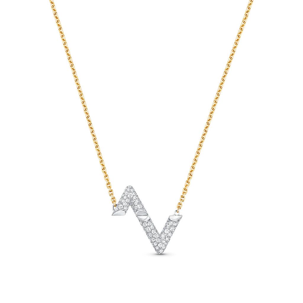 Miro VOLT SILVER DIAMOND PEDANT NECKLACE