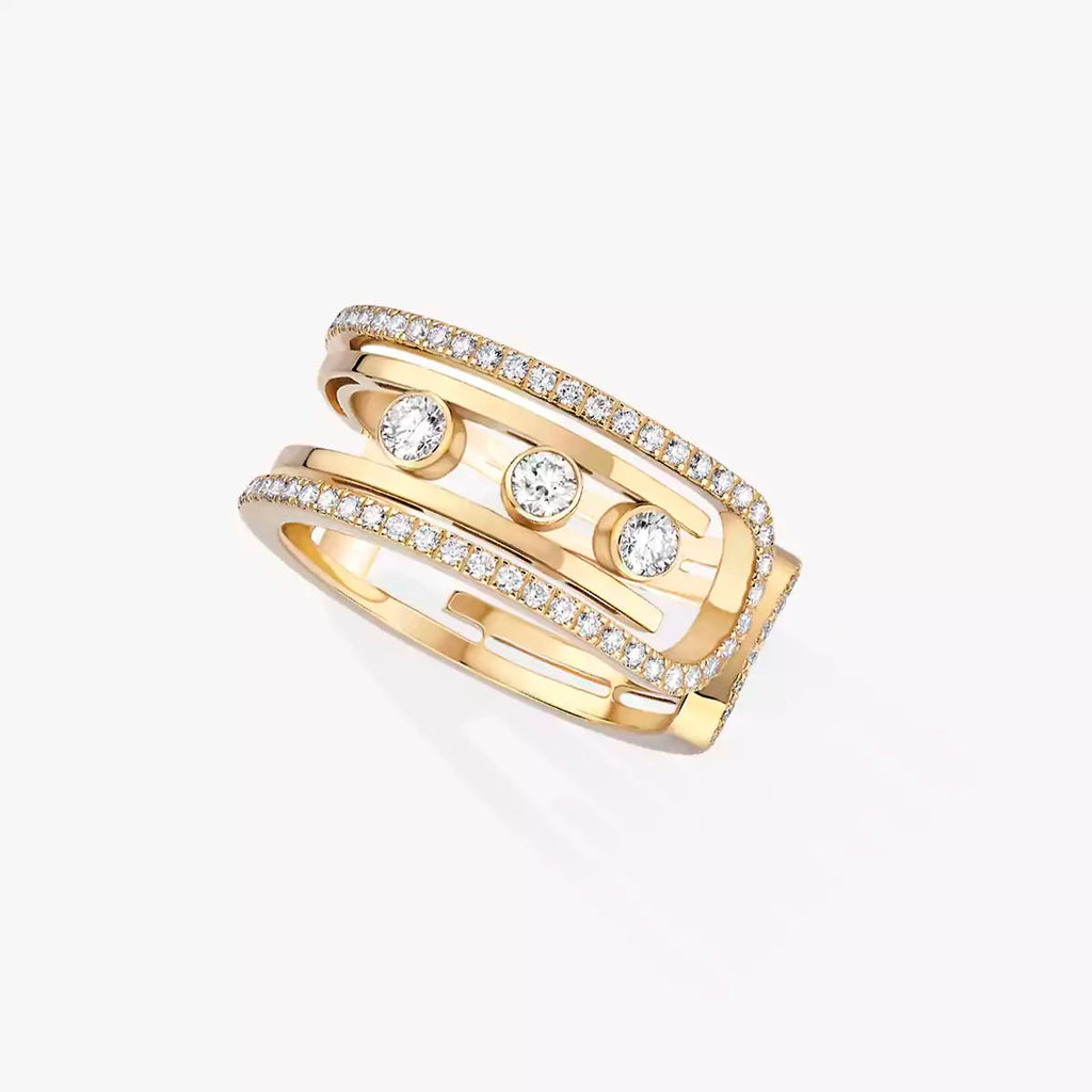 [Miro ]Move 10th Diamond Ring in Gold