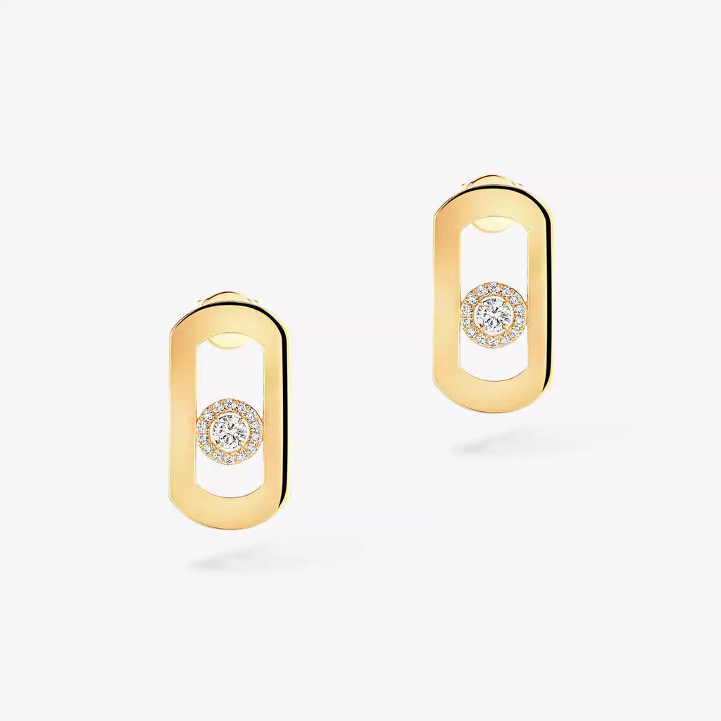 [Miro ]So Move Diamond Earrings in Yellow Gold