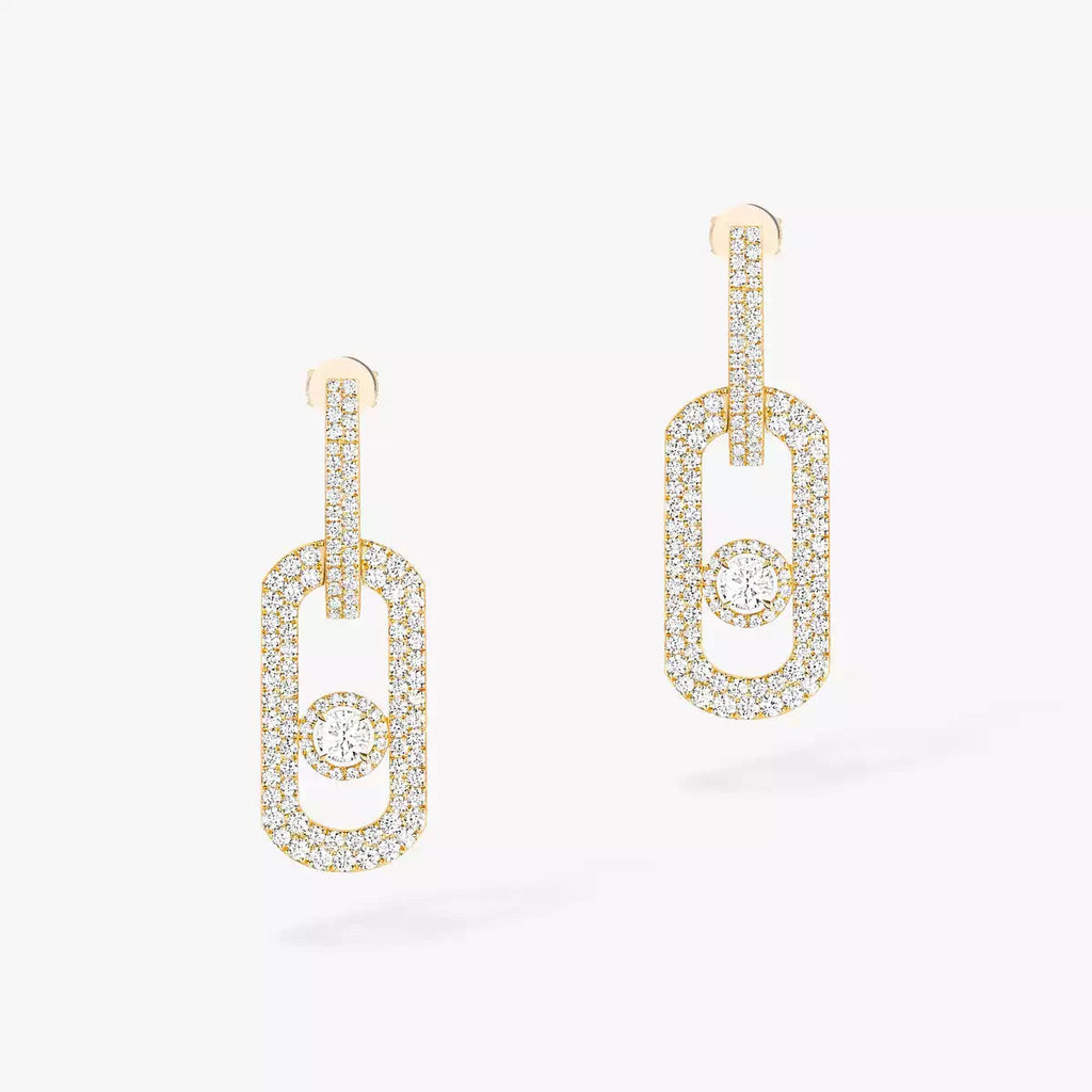 [Miro ]So Move XL Pave_-Set Diamond Pendant Earrings