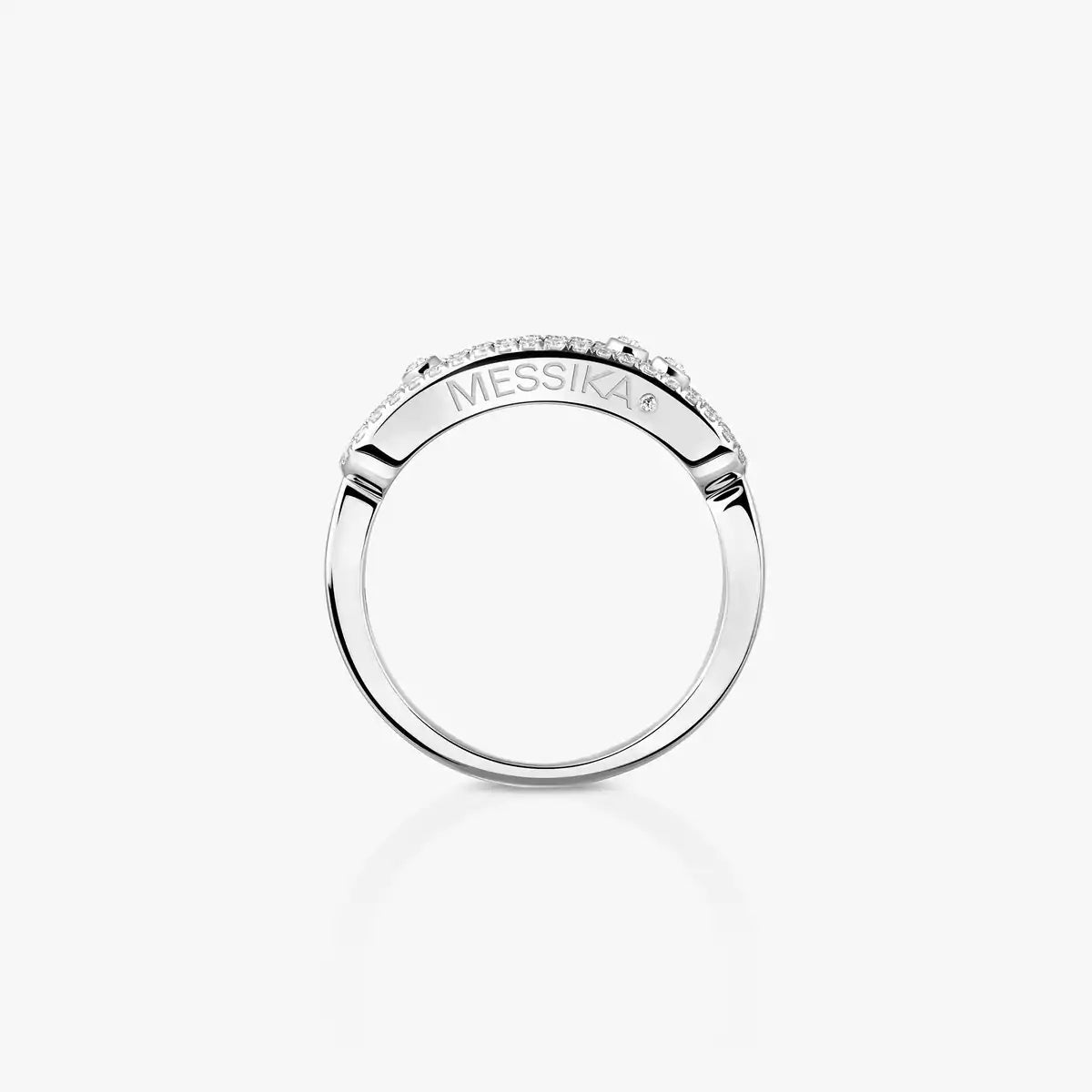 [Miro ] Baby Move Gold Diamond Pave  Ring