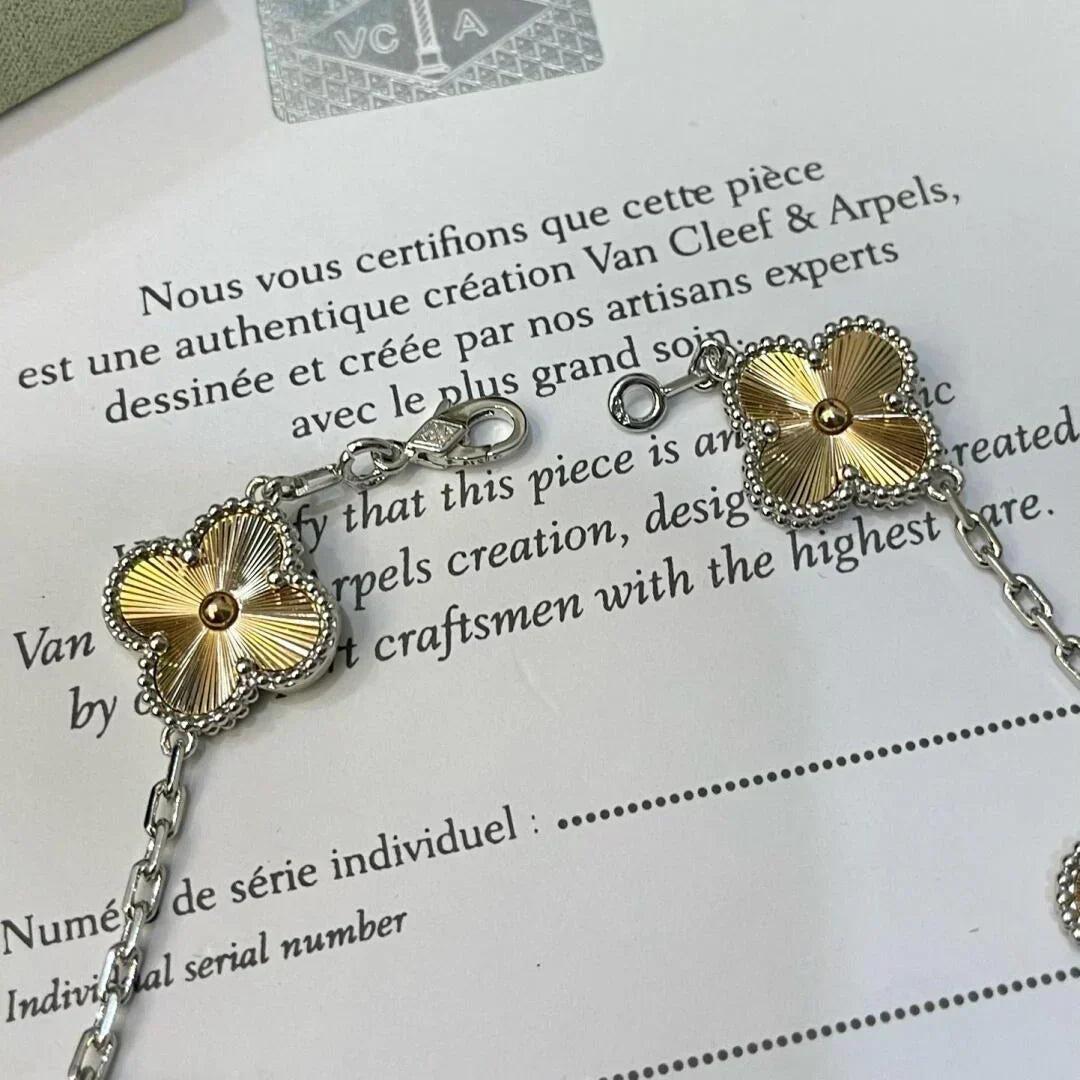 [Miro ]New  CLOVER 5 MOTIF LASER BRACELET COLLECTION