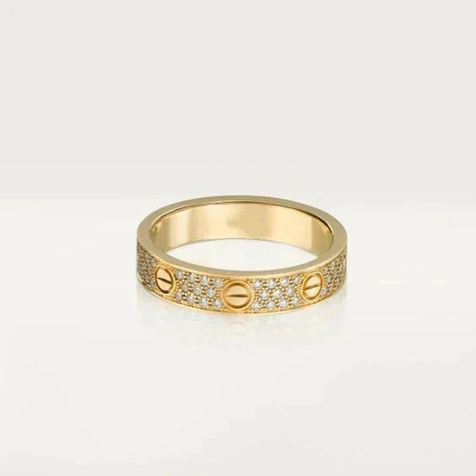 Miro LOVEリング 3.6MM ダイヤモンドパヴェ