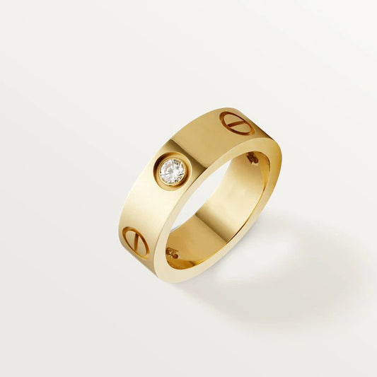 Miro ラブリング 5.5MM 3Pダイヤモンド ピンクゴールド